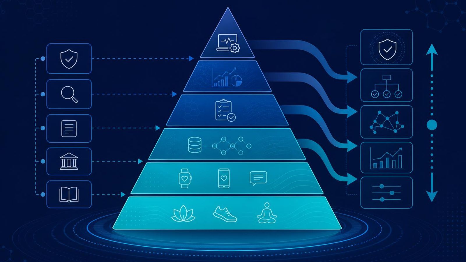 Regulated software classification diagram with risk tiers and oversight paths
